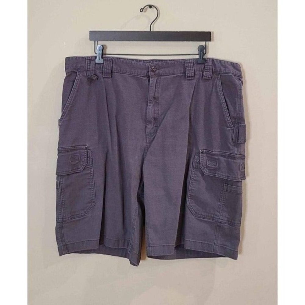 Rugged Wear Men's Gray Flex Cargo Stretch Shorts Size 42